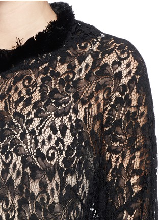 Detail View - Click To Enlarge - TOGA ARCHIVES - Floral lace bell sleeve top