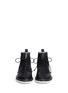Front View - Click To Enlarge - MARSÈLL - Sancrispa' grainy leather combat boots