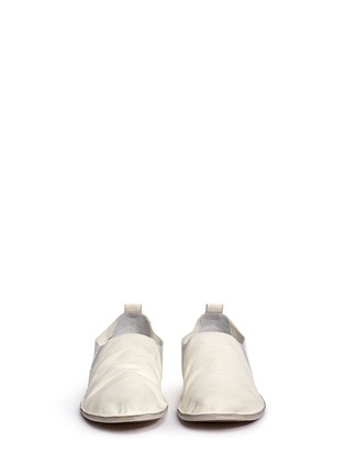 Front View - Click To Enlarge - MARSÈLL - 'Strasacco' toe cap leather slip-ons
