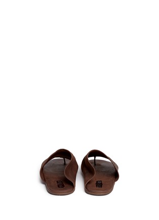 Back View - Click To Enlarge - MARSÈLL - 'Arsella' leather thong sandals