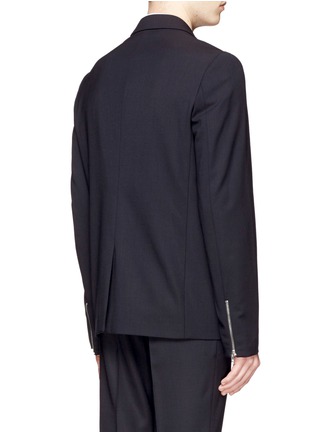 Back View - Click To Enlarge - MC Q - 'Ghosting Curtis' double lapel blazer