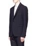 Front View - Click To Enlarge - MC Q - 'Ghosting Curtis' double lapel blazer