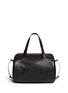 Back View - Click To Enlarge - THE ROW - 'Drum' pony hair strap leather shoulder bag