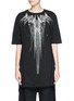Main View - Click To Enlarge - MARCELO BURLON - 'Malal' feather print tunic dress