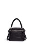 Back View - Click To Enlarge - BOYY - 'Mini Martin Cube' python leather panel bag