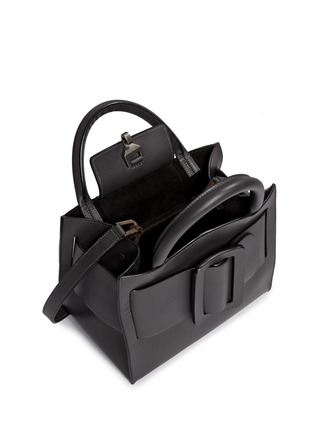 Detail View - Click To Enlarge - BOYY - 'Small Bobby' buckle belt leather tote