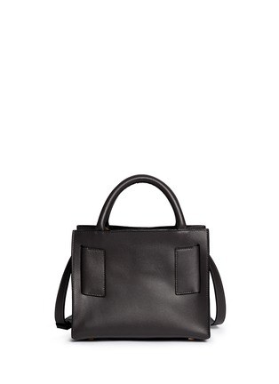 Back View - Click To Enlarge - BOYY - 'Small Bobby' buckle belt leather tote