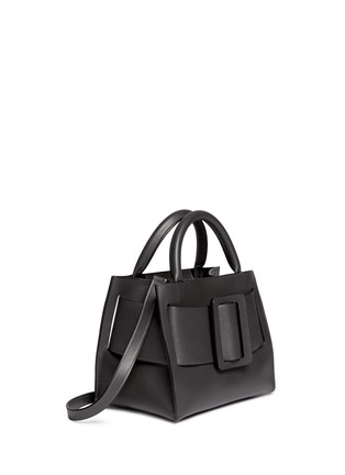 Front View - Click To Enlarge - BOYY - 'Small Bobby' buckle belt leather tote