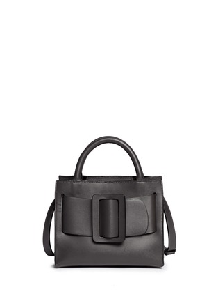 Main View - Click To Enlarge - BOYY - 'Small Bobby' buckle belt leather tote