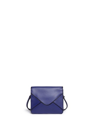 Back View - Click To Enlarge - BOYY - 'Tiny Slash 2.0' leather envelope bag