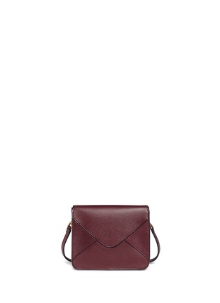 Back View - Click To Enlarge - BOYY - 'Tiny Slash 2.0' leather envelope bag