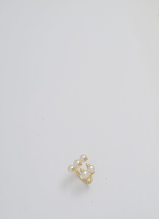 Main View - Click To Enlarge - TASAKI - 18k yellow gold akoya pearls ring TASAKI