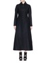 Main View - Click To Enlarge - ALAÏA - Split side wool felt long coat