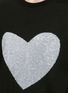 Detail View - Click To Enlarge - MC Q - Sequin heart cotton jersey T-shirt
