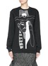 Main View - Click To Enlarge - MC Q - Sequin abstract Egyptian pattern sweatshirt