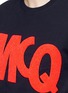 Detail View - Click To Enlarge - MC Q - Logo bouclé appliqué T-shirt