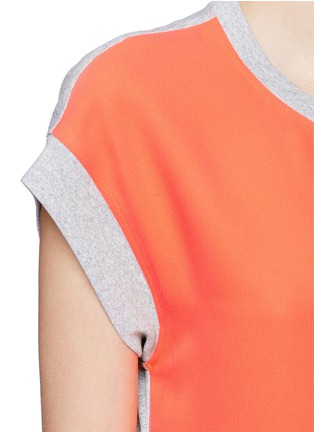Detail View - Click To Enlarge - MC Q - Colourblock gathered dress