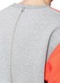 Detail View - Click To Enlarge - MC Q - Colourblock zip back sweatshirt