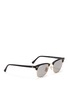 Figure View - Click To Enlarge - RAY-BAN - Clubmaster plastic brow bar sunglasses