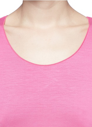 Detail View - Click To Enlarge - ARMANI COLLEZIONI - Round neck jersey tee