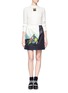 Figure View - Click To Enlarge - TOGA ARCHIVES - Fruit print silk-blend skirt