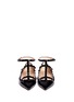 Figure View - Click To Enlarge - VALENTINO GARAVANI - Rockstud caged patent leather flats