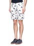 Front View - Click To Enlarge - SCOTCH & SODA - Palm tree print shorts