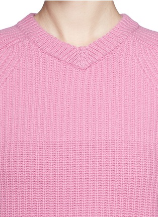 Detail View - Click To Enlarge - WHISTLES - Carla cashmere cropped sweater