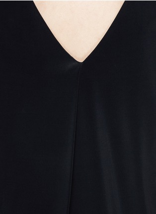 Detail View - Click To Enlarge - HELMUT LANG - Single diagonal back pleat shift dress