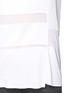 Detail View - Click To Enlarge - HELMUT LANG - Sheer stripe sleeveless top