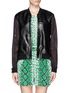 Main View - Click To Enlarge - SANDRO - Perforated sleeve bomber jacket