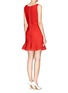 Back View - Click To Enlarge - SANDRO - Rami perforated neoprene dress
