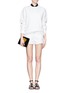 Figure View - Click To Enlarge - J BRAND - 'Cut Off' low rise denim shorts