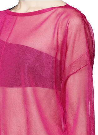 Detail View - Click To Enlarge - HELMUT LANG - Sheer sweater