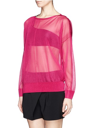 Front View - Click To Enlarge - HELMUT LANG - Sheer sweater