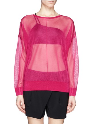 Main View - Click To Enlarge - HELMUT LANG - Sheer sweater