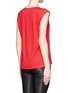 Back View - Click To Enlarge - SANDRO - Tango silk front linen top