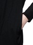 Detail View - Click To Enlarge - HELMUT LANG - Draped jersey cardigan