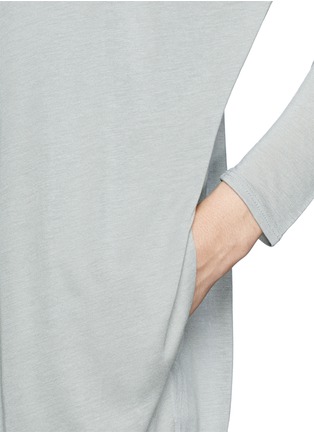 Detail View - Click To Enlarge - HELMUT LANG - Drape open front cardigan