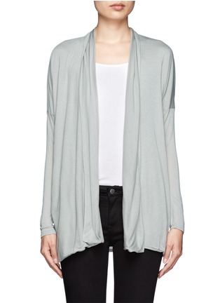 Main View - Click To Enlarge - HELMUT LANG - Drape open front cardigan