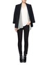 Figure View - Click To Enlarge - HELMUT LANG - Drape open front cardigan