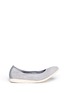 Main View - Click To Enlarge - COLE HAAN - Gilmore perforated suede ballet flats