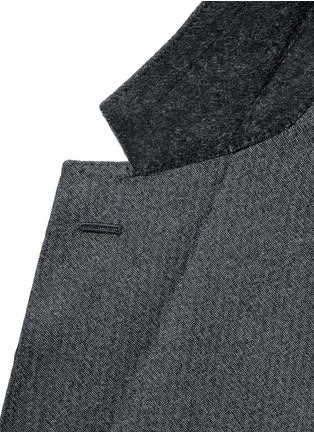 Detail View - Click To Enlarge - LANVIN - Herringbone wool suit