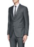 Front View - Click To Enlarge - LANVIN - Herringbone wool suit