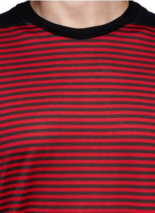 Detail View - Click To Enlarge - LANVIN - Narrow stripe T-shirt