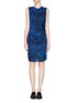 Main View - Click To Enlarge - HELMUT LANG - Resid print back wrap jersey dress