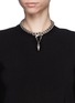 Figure View - Click To Enlarge - ELA STONE - Saskia bullet spike choker necklace