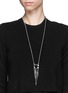 Figure View - Click To Enlarge - ELA STONE - Saskia spike charm necklace