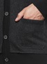 Detail View - Click To Enlarge - LANVIN - Felt front merino wool sweater