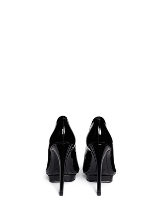 Back View - Click To Enlarge - ALICE & OLIVIA - 'Daniel' tuxedo patent leather pumps